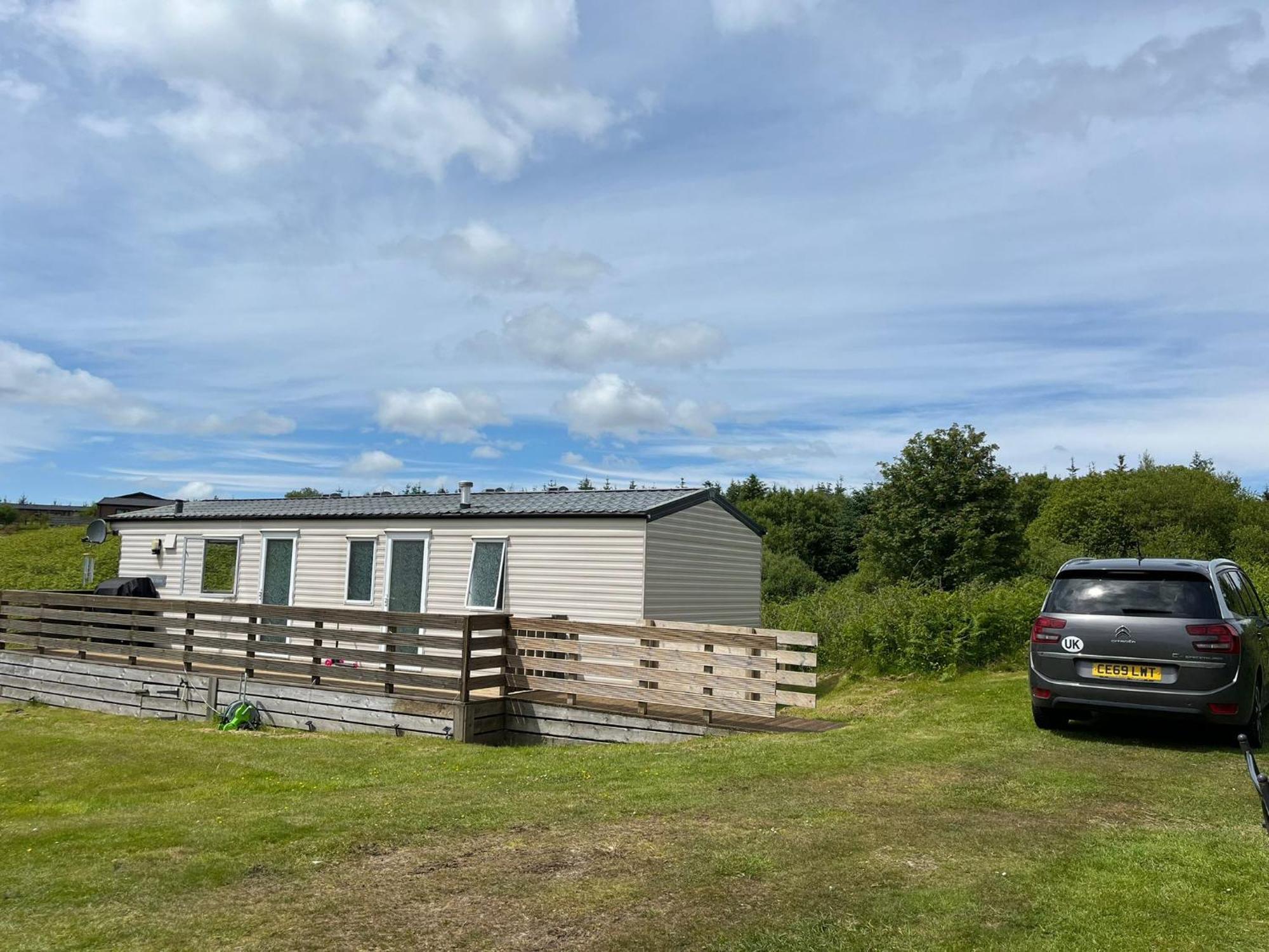 Lochview Retreat Caravan Balminnoch المظهر الخارجي الصورة